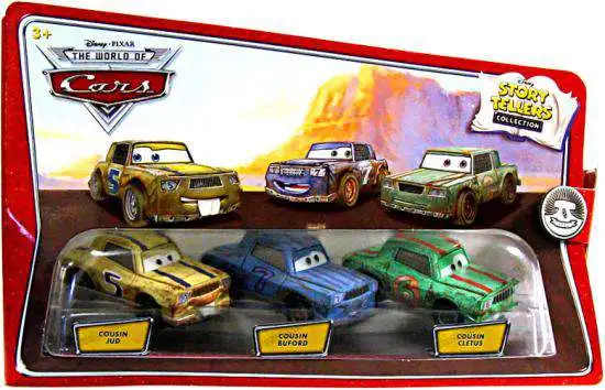 Best deal ๐ Disney / Pixar Cars The World of Cars Story Tellers Cousin Jud, Cousin Buford & Cousin Cletus Diecast Car 3-Pack ๐ 1 Best deal ๐ Disney / Pixar Cars The World of Cars Story Tellers Cousin Jud, Cousin Buford & Cousin Cletus Diecast Car 3-Pack ๐