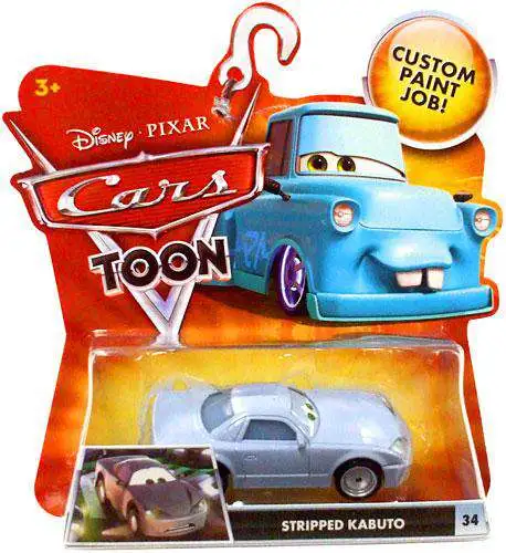 Brand new ๐ Disney / Pixar Cars Cars Toon Main Series Stripped Kabuto Diecast Car #34 ๐ 1 Brand new ๐ Disney / Pixar Cars Cars Toon Main Series Stripped Kabuto Diecast Car #34 ๐