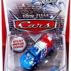 New 💯 Disney / Pixar Cars Stunt Racers Raoul Caroule Plastic Car 🤩