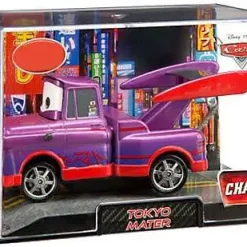 Cheapest 🧨 Disney / Pixar Cars 1:43 Collectors Case Tokyo Mater Exclusive Diecast Car [Purple, Damaged Package] 🔔