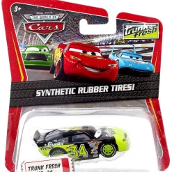 Top 10 🤩 Disney / Pixar Cars The World of Cars Synthetic Rubber Tires Trunk Fresh No. 34 Exclusive Diecast Car 👏
