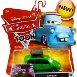 Brand new 😉 Disney / Pixar Cars Cars Toon Main Series Van-San Diecast Car #21 ✔️