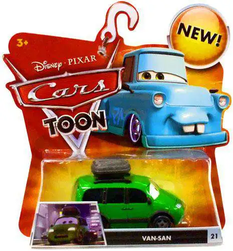 Brand new ๐ Disney / Pixar Cars Cars Toon Main Series Van-San Diecast Car #21 โ๏ธ 1 Brand new ๐ Disney / Pixar Cars Cars Toon Main Series Van-San Diecast Car #21 โ๏ธ