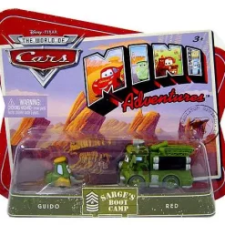 Buy 🧨 Disney / Pixar Cars Mini Adventures Sarge's Boot Camp Diecast Cars [Guido & Red] 😍