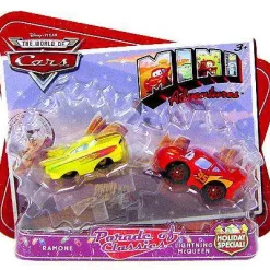 Coupon 👍 Disney / Pixar Cars The World of Cars Mini Adventures Parade of Classics Exclusive Plastic Car 2-Pack [Ramone & Lightning McQueen] ✔️