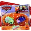 Best Pirce 😍 Disney / Pixar Cars The World of Cars Mini Adventures Fillmore's Festival Exclusive Plastic Car 2-Pack [Fillmore & Doc Hudson] 🤩