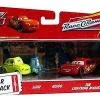 Budget 🎁 Disney / Pixar Cars The World of Cars Multi-Packs Luigi & Guido 3-Car Gift Pack Diecast Car Set [Damaged Package] ⭐