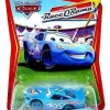 Discount 🎁 Disney / Pixar Cars The World of Cars Race-O-Rama Dinoco Lightning McQueen Diecast Car #5 😍