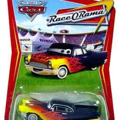 New ❤️ Disney / Pixar Cars The World of Cars Race-O-Rama Greta Diecast Car #81 🧨