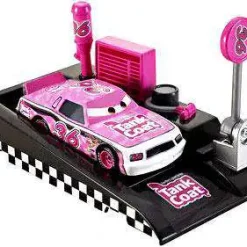 Coupon 😍 Disney / Pixar Cars Pit Row Race-Off Tank 🧥 Coat No. 36 Diecast Car [Includes Launcher] 🔥
