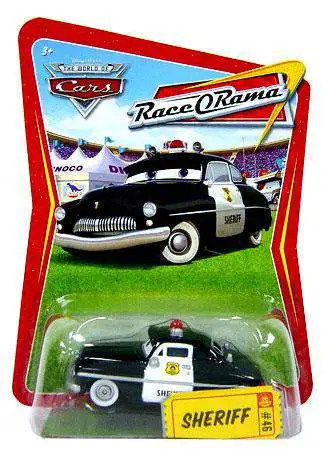 Promo ⭐ Disney / Pixar Cars The World of Cars Race-O-Rama Sheriff Diecast Car #46 ⌛ 1 Promo ⭐ Disney / Pixar Cars The World of Cars Race-O-Rama Sheriff Diecast Car #46 ⌛