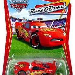 Best Pirce 💯 Disney / Pixar Cars The World of Cars Race-O-Rama Tar Lightning McQueen Diecast Car #66 🧨