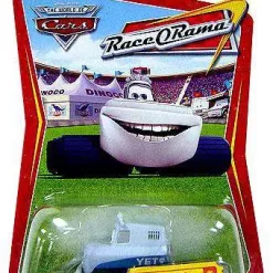 Flash Sale 👍 Disney / Pixar Cars The World of Cars Race-O-Rama Yeti The Abominable Snowplow Diecast Car #45 🎉